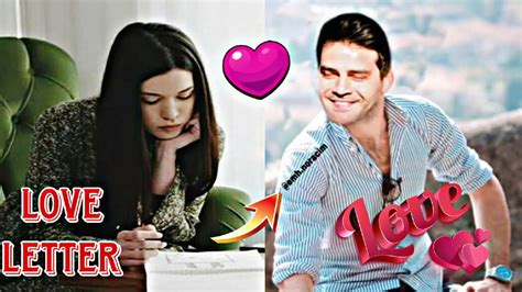 Hazal Subaşi send Love letter to Erkan Meriç very happy by Usman