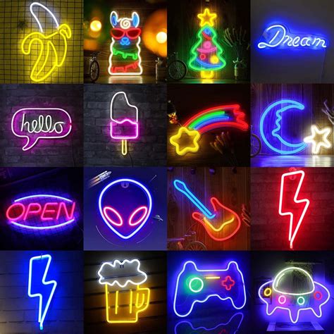 【ready Stock】 Led Neon Sign Hanging Light Wall Decor Acrylic Material