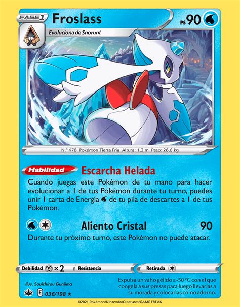 Froslass 036 198 Reinado Escalofriante Trading Card Game