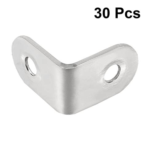 30pcs 25mmx25mmx16mm Stainless Steel Corner Brace Joint L Shape Bracket