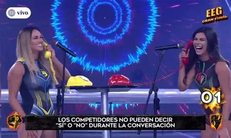 Eeg Angie Arizaga Puso En Aprietos A Ivana Yturbe Con Preguntas Sobre