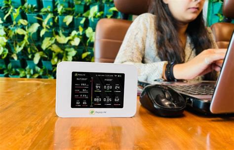 Prana Air CAiR In Out Air Quality Monitor PM2 5 CO2 TVOC