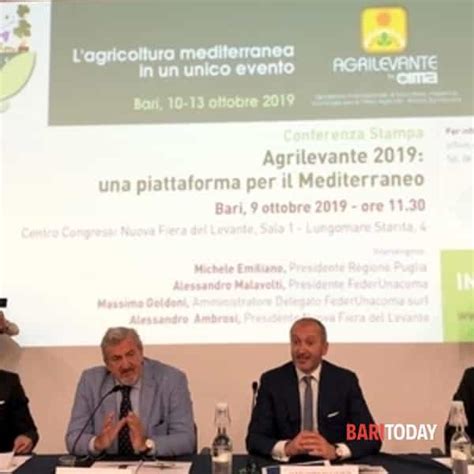 Bari La Rivoluzione Dellagricoltura Pugliese Inizia Con Agrilevante