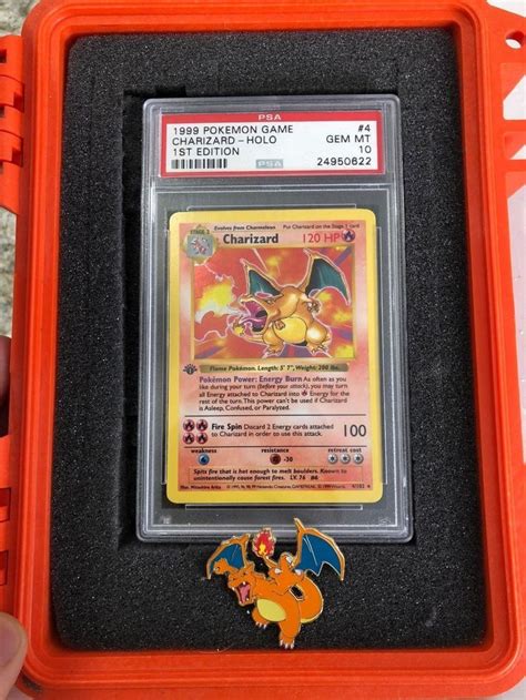 Psa 10 1st Edition Shadowless Charizard Base Set 4102 Holo 1999