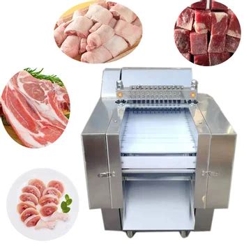 Canada Automatic Frozen Meat Cube Cutting Machine Pork Meat Strip