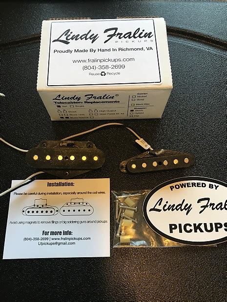 Lindy Fralin Blues Special Telecaster Pickups Reverb