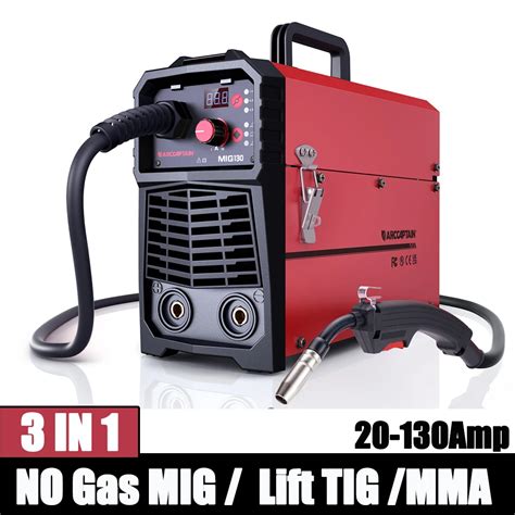 Arccaptain Mig Machine 3 En 1 Core De Flujo Mma Lift Tig Igbt Synergy