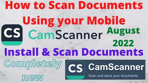 How To Scan Documents From Cs Camscanner Usage Of Cs Camscanner