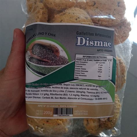 Dismac Galletitas Veganas Lino Y Chía Reviews abillion