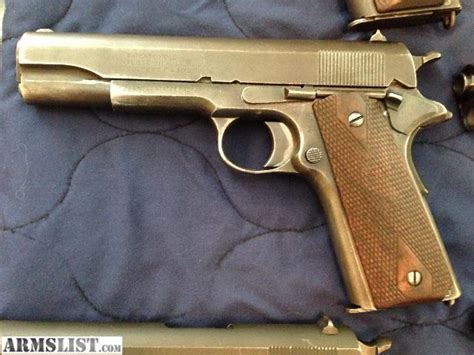 Armslist For Sale 1918 Colt 1911 45 With Rare Aj Savage Slide