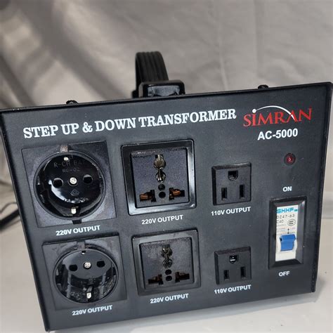 Simran AC 5000 Step Up Down Voltage Transformer Power Converter For