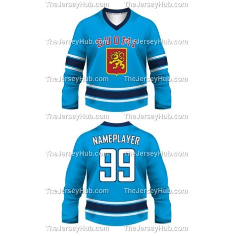 Team Finland Hockey Jersey Dark