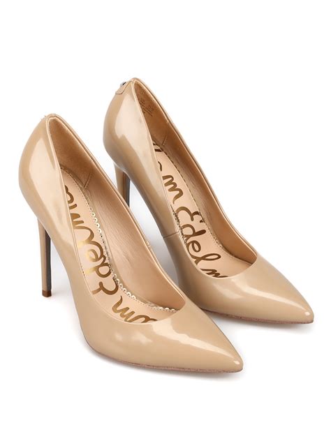 Court Shoes Sam Edelman Danna Nude Patent Pumps F S Danna