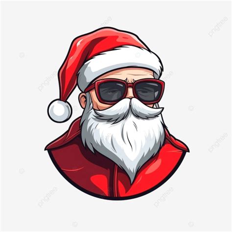 Estilo De Moda De Máscara De Papai Noel PNG Desenho Animado Do