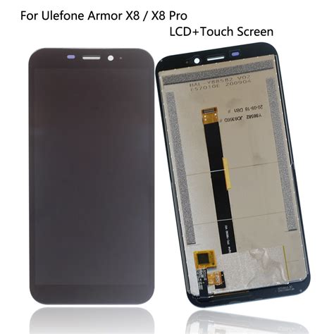 Original Lcd For Ulefone Armor X8 Display Touch Screen Assembly For