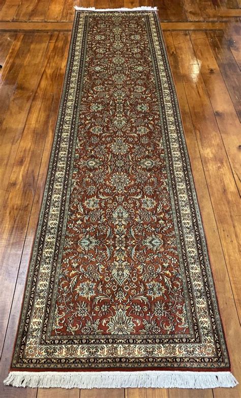 Srinagar Kashmir Silk Runner 307x80cm Rug 23110