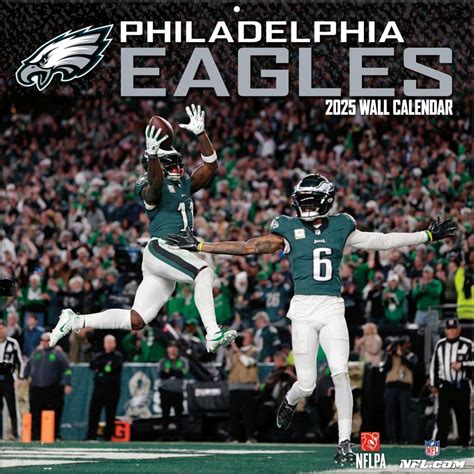 Nfl Philadelphia Eagles 2025 Wall Calendar