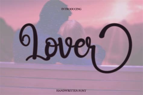 Lover Font By Asmunin78 Creative Fabrica