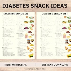 Diabetic Snacks List, Diabetes Snack Ideas, Diabetes Food List ...