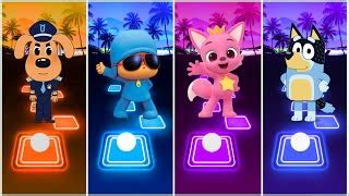 Sheriff Labrador Pocoyo Pinkfong Bluey Bingo Doovi