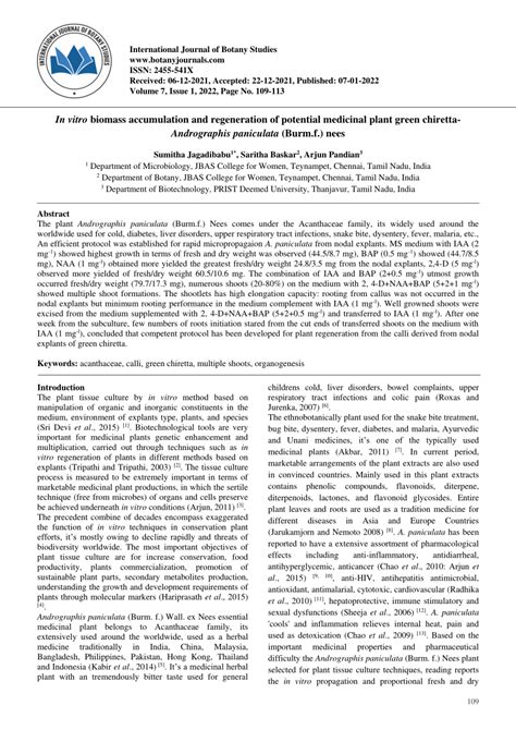 (PDF) International Journal of Botany Studies www.botanyjournals.com