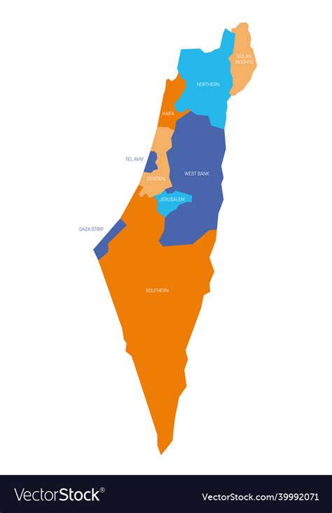 Israel District Map, Israel Political Map, 59% OFF