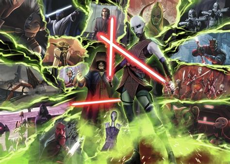 Star Wars Skurke Asajj Ventress Brikker Puslespil Ravensburger