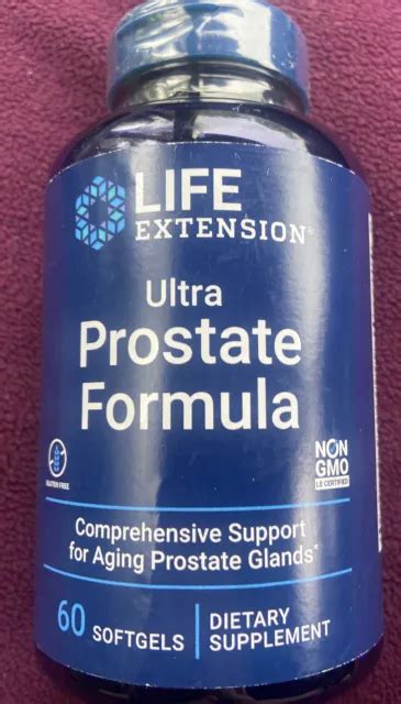 Ultra Natural Prostate Support Life Extension 60 Softgels New Date 07 24 £15 00 Picclick Uk