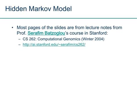 Ppt Hidden Markov Model Powerpoint Presentation Free Download Id9419874