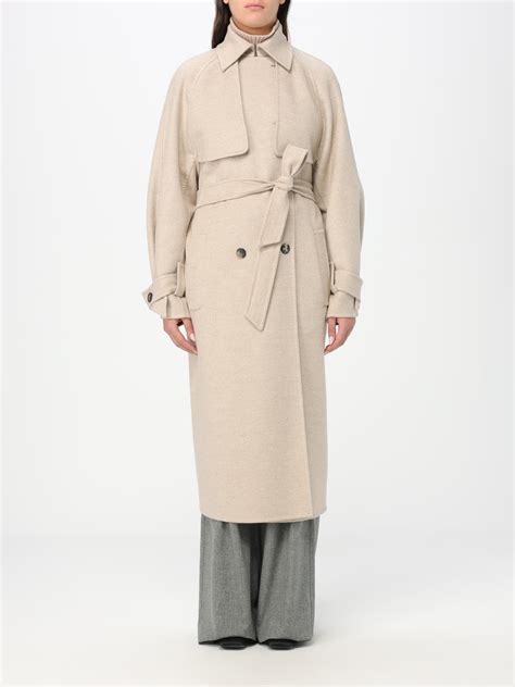 Max Mara Outlet Trench Coat In Cashmere Beige Max Mara Coat 2310160335600 Online At Gigliocom