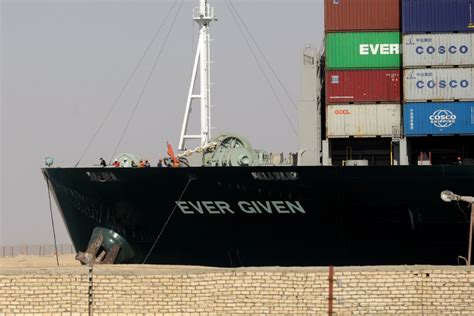 Egypt Seizes Massive Cargo Ship Ever Given Over $900 Mn Suez Canal Bill