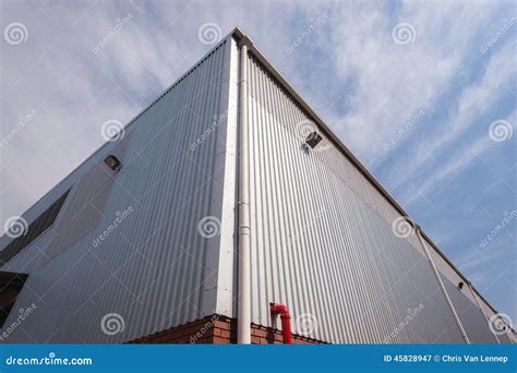 Corner Factory Warehouse Building Stock Image Image Of Constructed