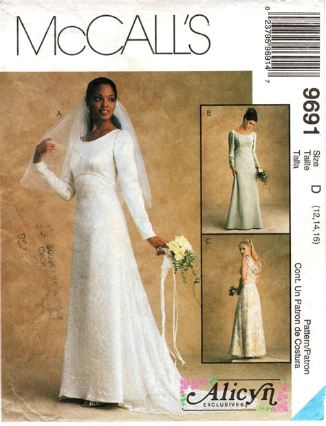 Sz Mccall S Bridal Pattern By Alicyn Etsy Wedding