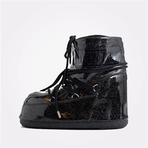 Moon Boot Icon Low Glitter Black 14094400 001 UNISEX ČIZME Bpolar