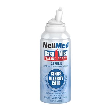 Neilmed Nasamist Saline Spray Sterile Isotonic Ml