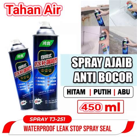 Jual Spray Anti Bocor Waterproof Pelapis Dinding Tembok Atap Plafon