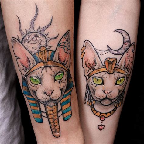 Cute Tattoo Ideas For Couples To Bond Together Cat Tattoo Designs