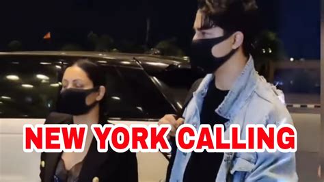 Spotted Gauri Khan Aryan Khan Caught On Camera Leaving For New York