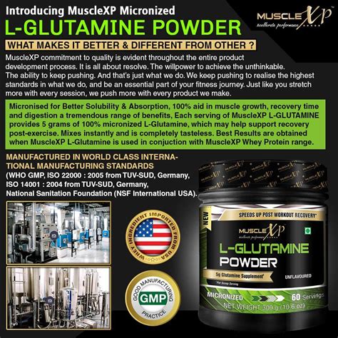 MuscleXP Micronized L Glutamine Powder 300 Gm Buy MuscleXP Micronized