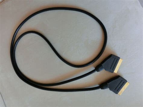 Hama Scart Kabel 1 80m 21 Polig Verbindungs Kabel Anschluss TV Audio