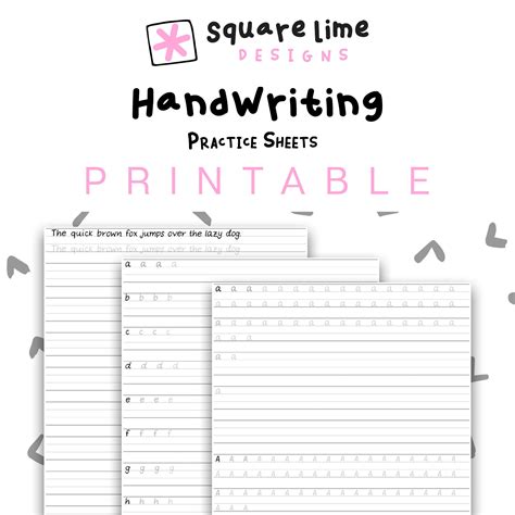 Handwriting Worksheets Adults Printable