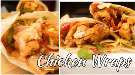 Crispy Chicken Tortilla Wraps Recipe Step By Step Ramadan Special