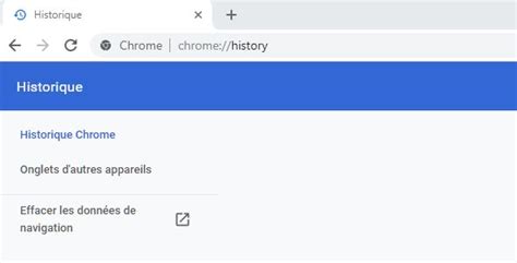Comment effacer l historique des sites visités