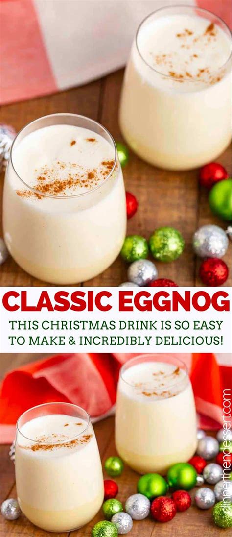 Eggnog Recipe Dinner Then Dessert