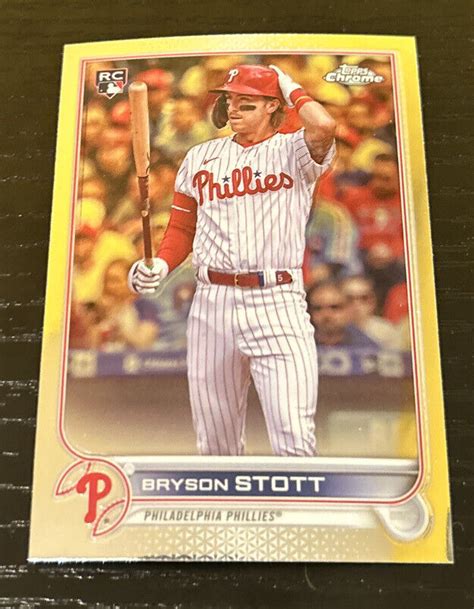 Topps Chrome Update Bryson Stott Rookie Ebay