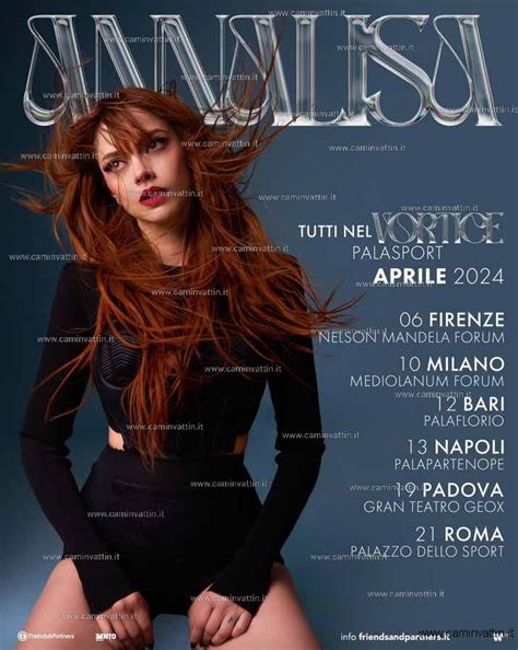 ANNALISA In Concerto Al Palaflorio Di Bari Camin Vattin