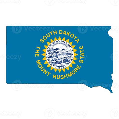 South Dakota Flag State Of America Png