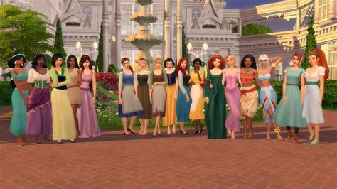 Sims Disney Princess Legacy Challenge Disney Princess Challenge