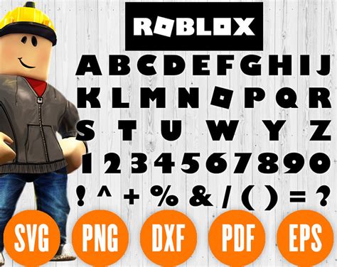 Roblox Letters Svg Roblox Alphabet Svg Roblox Font Svg Etsy The Best