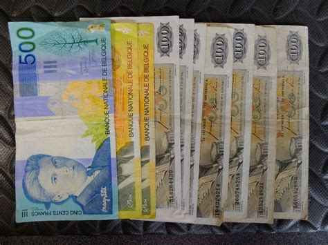 Belgique Lot 10 Banknotes Francs Various Dates Catawiki